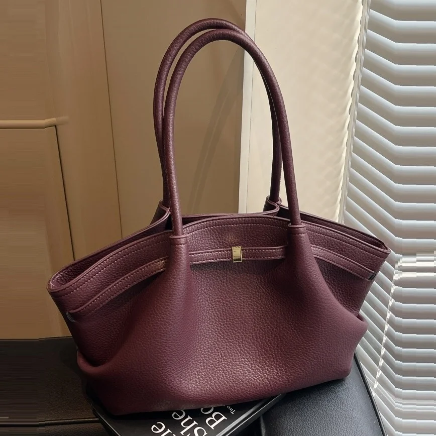 Luxury Bags Tote - Бордовые женские сумки, роскошная дизайнерская сумка
