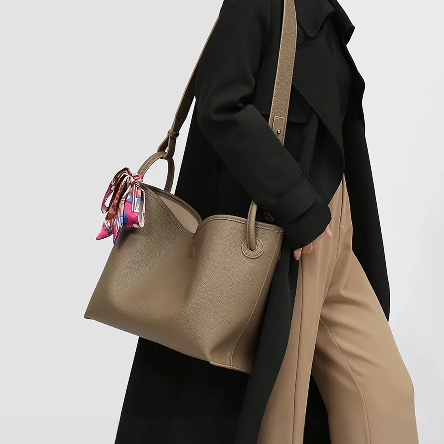 Luxury Bags Leather - Легкая роскошная женская сумка-тоут из искусственной