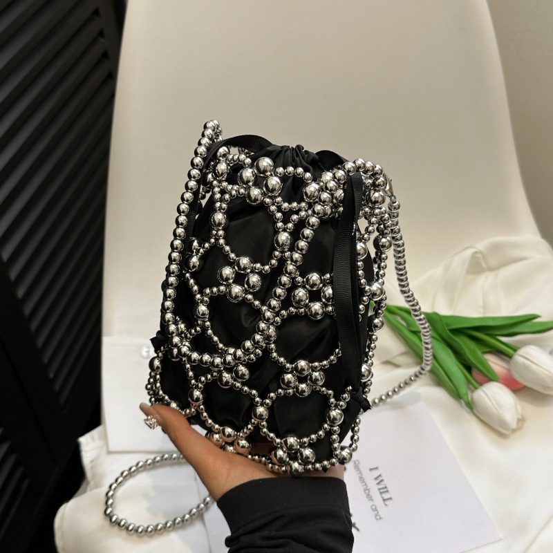 Белые сумки-ведра с бисером, н – обзор и цена Luxury Bags On Sales